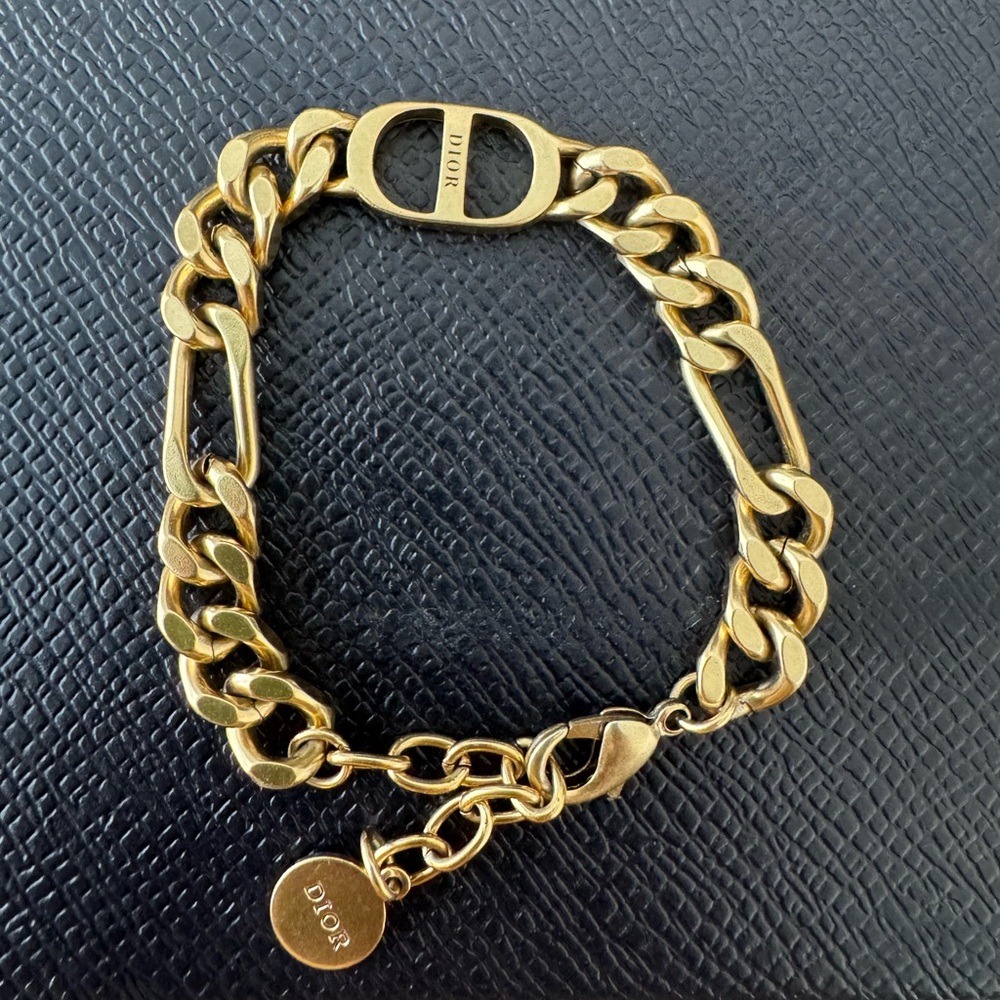 Repurposed authentic Dior bracelet